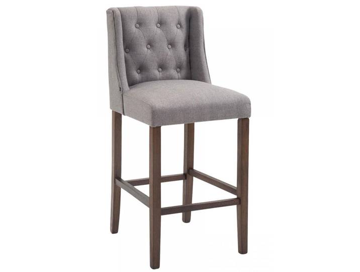 CLP Barhocker Stoff hellgrau, Hellgrau, Holz, 56x111x51 cm, Esszimmer, Barmöbel, Barhocker
