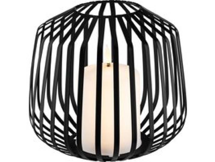 LIVARNO® Bougie LED dans une corbeille métallique (noir)