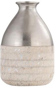 Atlas Lighting and Home Atlas Chloe Silver Metal Vase