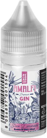 Reload Vape Pink Lemonade Amalfi Gin Aroma Mini Shot 10ml Gin Pompelmo Rosa