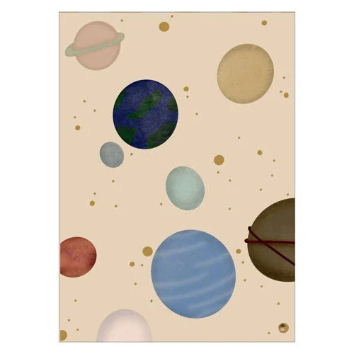 Poster & Frame Magnelade Grafische Poster met Lijst - Univers - 30 x 40 cm