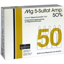 MG 5 Sulfat Amp. 50% Infusionslösungskon 5 St