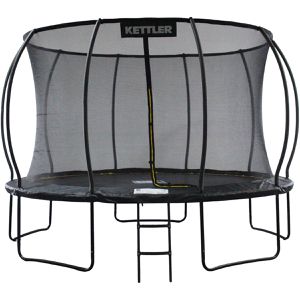 KETTLER Trampolin Jump 365, outdoor, Ø 365cm, schwarz, mit Leiter und Netz, bis 150kg