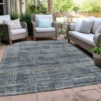 Addison Rugs Machine Washable Indoor/Outdoor Vintage Boho Chantille Rug