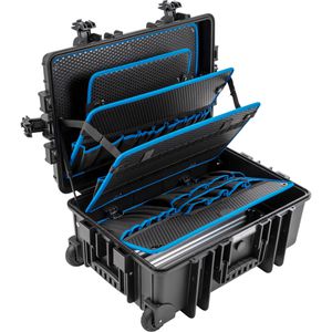 B&W Werkzeugkoffer Jumbo 6700 117.19/P-G, leer, schlagfester Polypropylen Klapptrolley