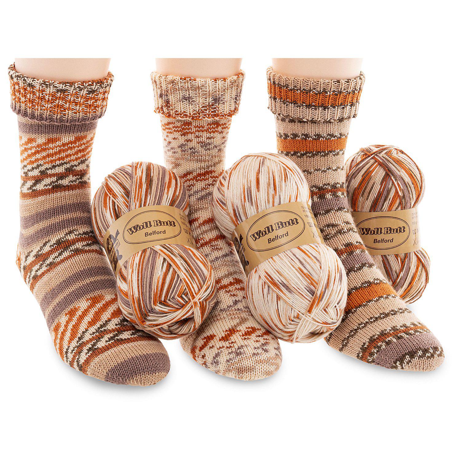 Woll Butt Sockenwollpaket "Belford", 300 g