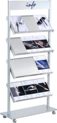 Prospektständer, 12 x DIN A4