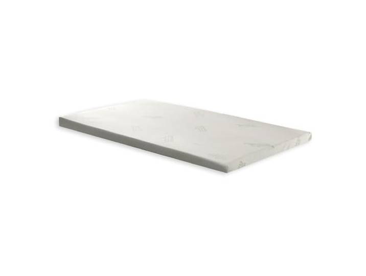 Memory Foam Topper H4 cm ausgestattet mit glattem, hypoallergenem Stoff, der den Körper schützt, und 4 elastischen Ecken. lastischen Ecken. Mattenkorrektor 85x195