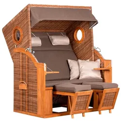 Strandkorb Pure Wave XL Grau