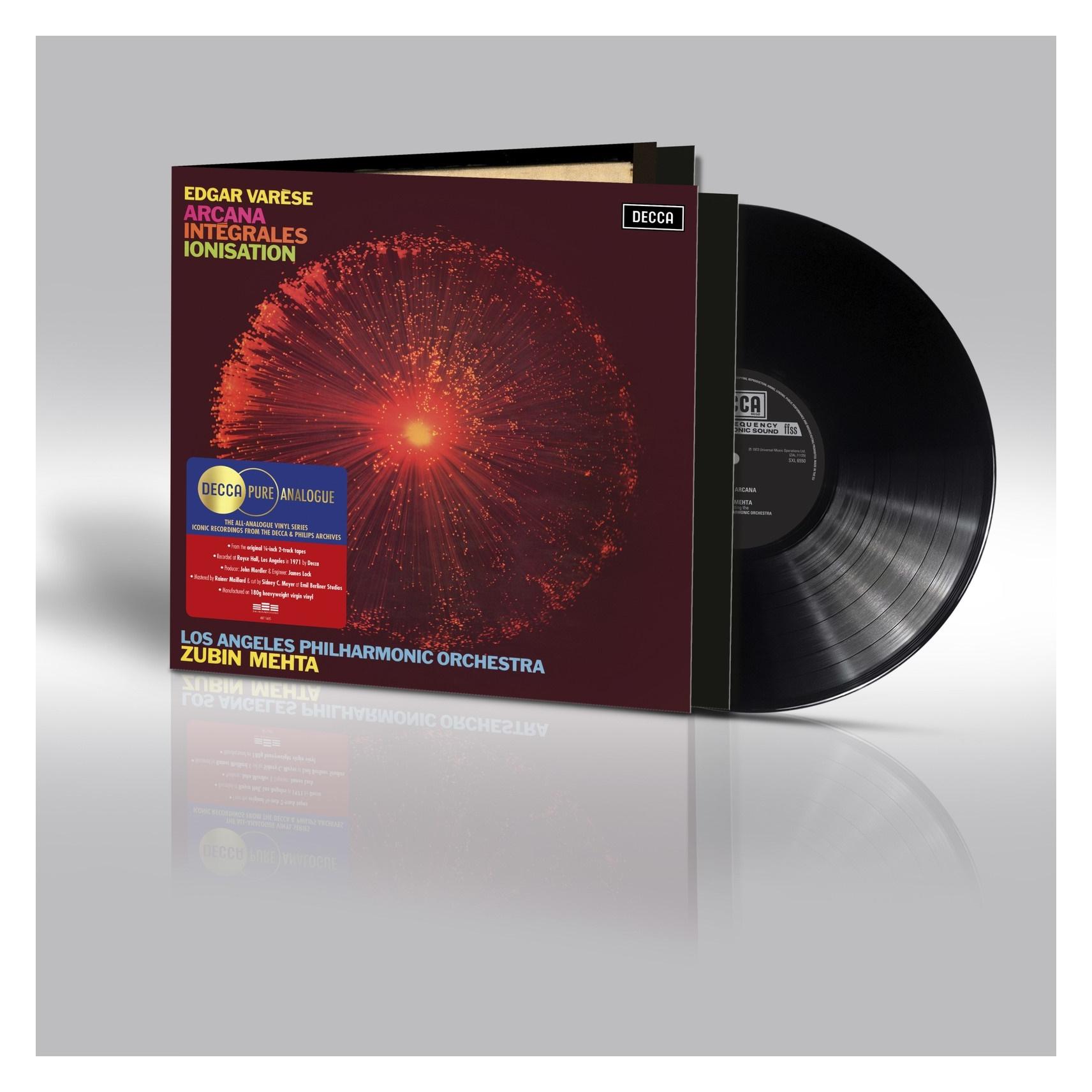Decca Varse: Arcana Intgrales Ionisation (VINYL) (Edgar Varèse, Los Angeles Philharmonic, Zubin Mehta) (69436148)
