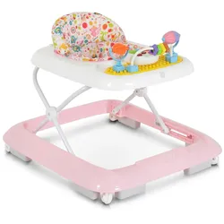 Moni Lauflernhilfe Bravy mit Spielcenter, klappbar, Spielbrett, Musik, Stopper rosa