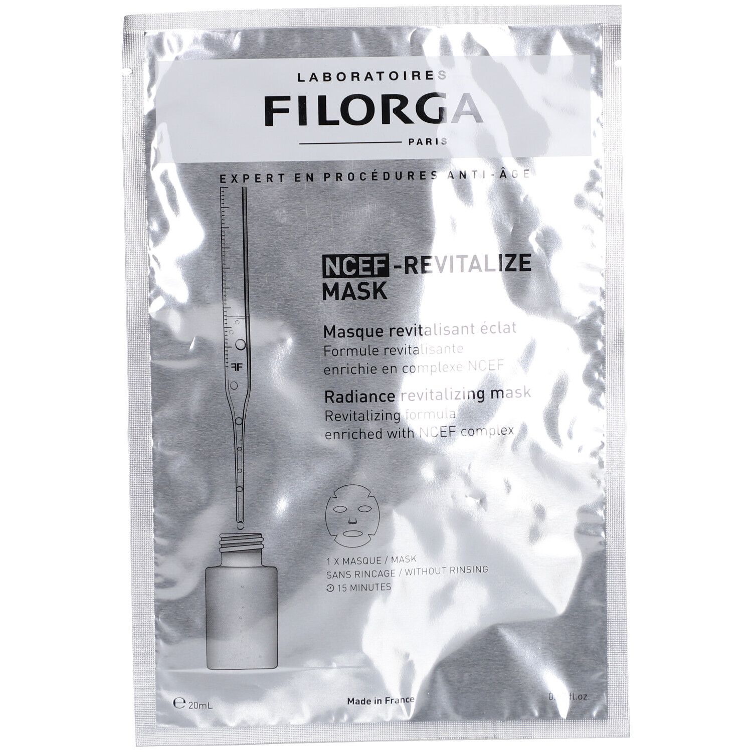 Filorga Ncef-Revitalize Sheet Mask 20ml 20 ml Gesichtsmaske