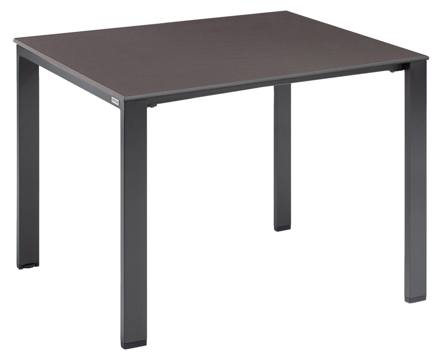 Kettler Tisch Set Float Anthrazit Gestell 95 x 95 und Anthrazitplatte 95 x 95