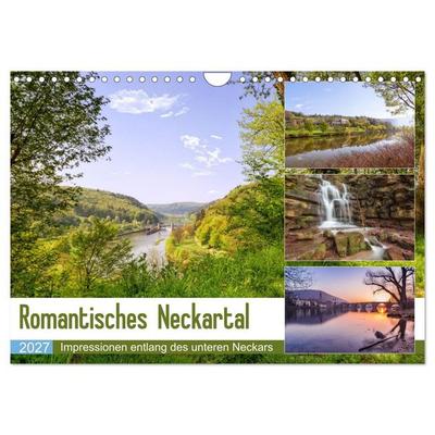 Romantisches Neckartal (Wandkalender 2027 DIN A4 quer), CALVENDO Monatskalender