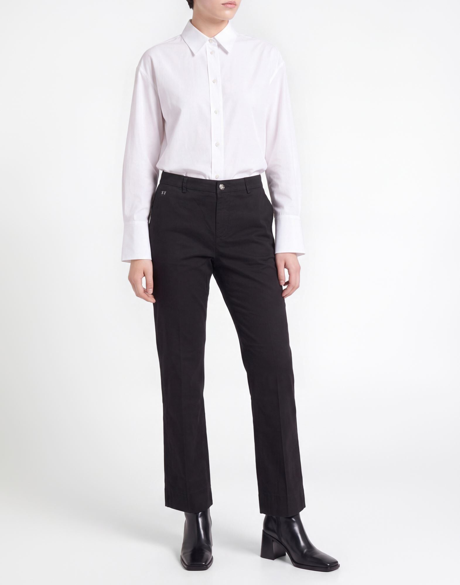 Tramarossa Pantalones Mujer Negro 26,27,28 Mujer