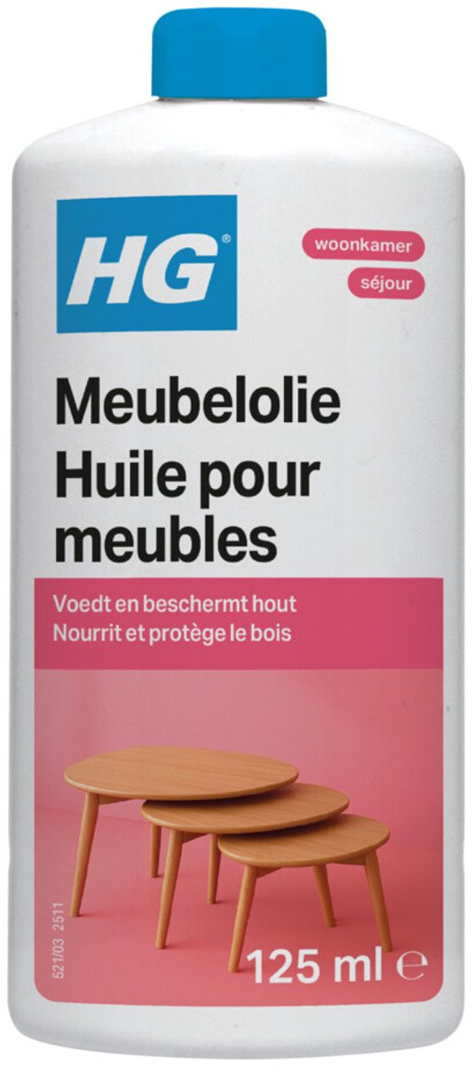 HG Meubelolie Eiken Voordeelverpakking 6 x 140 ml