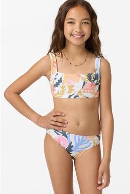 O'Neill s Cora Geo Square Neck Swim Set, Size 14, Elastane/Polyamide