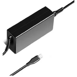 CoreParts USB-C Power Adapter 45W (45 W), Notebook Netzteil, Schwarz