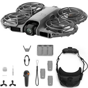 DJI Drohne Neo 2 Motion Fly More Combo, FPV-Brille & 3 Akkus, 4K/60fps, 12MP Kamera, 19 min Flugzeit, 151 g