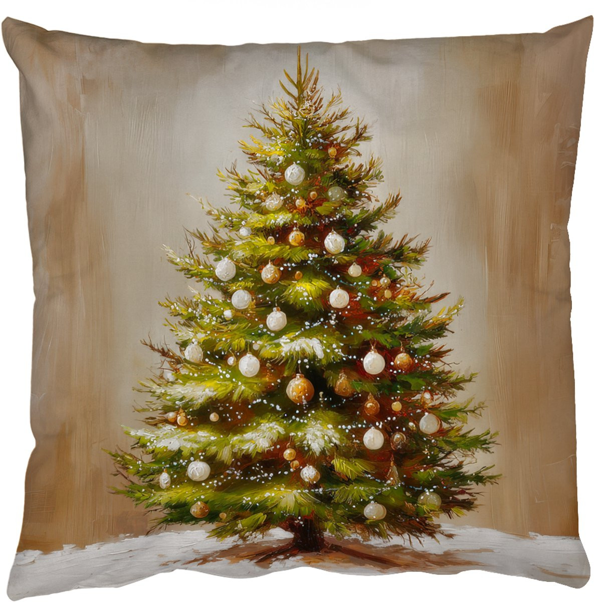 PillowMonkey Kerstsierkussen Groen 60x60 cm
