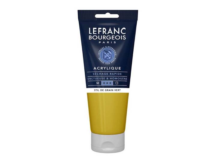 Peinture Acrylique - Stil De Grain Vert - 730 - Fine - Lefranc Bourgeois - Tube 200ml
