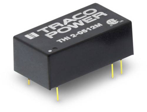 TracoPower THI 2-0512M DC/DC-Wandler, Print 5 V/DC 12 V/DC 165mA 2W Anzahl Ausgänge: 1 x Inhalt 1St.