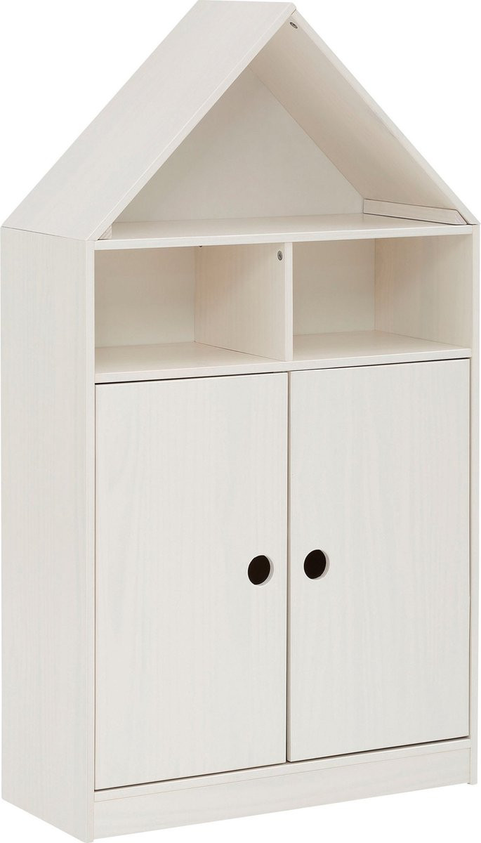 Notio Living Alpi-Kast 2-Deurs met Dak Wit