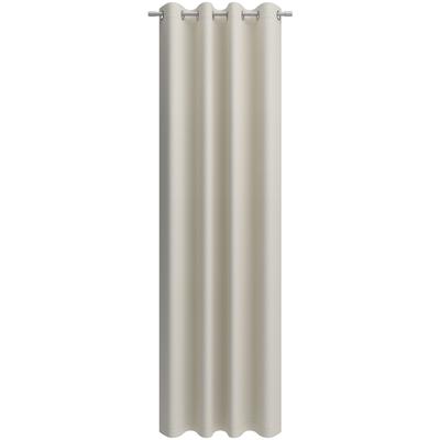 Vorhang NEUTEX FOR YOU "Linessa", beige, B:137cm H:120cm, Jacquard, Polyester, Gardinen, Ösenschal mit Metallösen, Breite 137 cm, nach Maß
