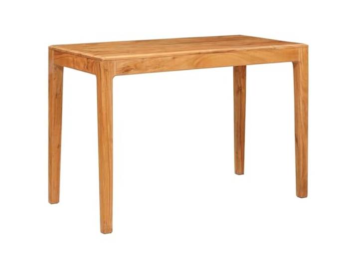 HBBMGYD Esstisch, 110 x 55 x 76 cm, Akazienholz, massiv Rechteckige Form, quadratische Beine, lackierter Rahmen, natürliche Holzmaserung, täglicher und festlicher Gebrauch