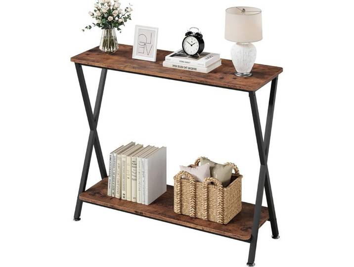 Tables Console Entree Console Meuble Table Console étroite 105X 30X80.7cm en Forme X