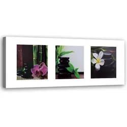 WANDBILD massage steine