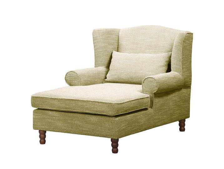 Ohrensessel XXL Braun Bouclé Stoff Mona 94 x 95 x 134cm