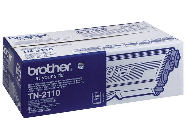 Brother TN2110 Toner original - Noir