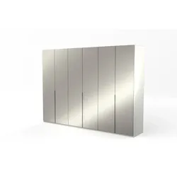 Musterring Kleiderschrank San Diego 300 x 216 cm Glas Kieselgrau