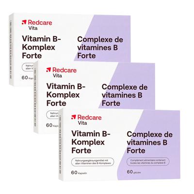 Vitamin B Komplex Forte RedCare Dreierpack 3x60 St Kapseln