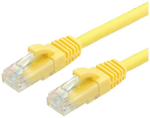 Value 21.99.1022 RJ45 Patchkabel CAT 6 U/UTP 0.50m Gelb