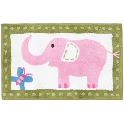 KINDERTEPPICH Rosa Elefant, Baumwolle 50/80 cm