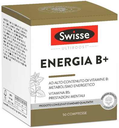 Swisse Energia B+ Integratore Vitamina B 50 Compresse