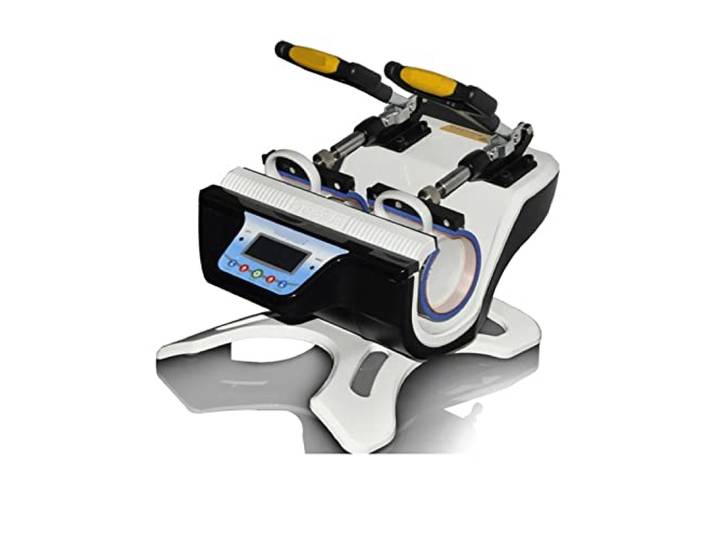 LLOOPK ST-510 5 In 1 Combo Doppelstation Becher Pressmaschine Hitze Pressendruck Sublimation Drucker 6oz/9oz/11oz/12oz/17oz Tasse