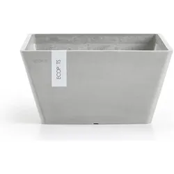 Ecopots, Blumentopf, Berlin 40 Blumentopf - L 41 cm x B 41 cm x H 18 cm - Innen- und Aussenbereich (41 x 41 x 18 cm)