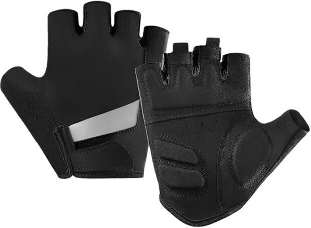 INF Outdoor-Fahrradhandschuhe - Stoßdämpfende, atmungsaktive Halbfinger-Radhandschuhe M