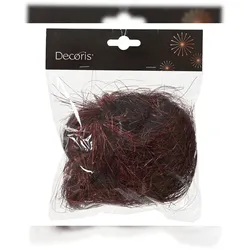 Christmas Decorations Lametta Engelshaar glatt Kunststoff 20g Feenhaar Weihnachtsdeko Christbaumschmuck Partydeko Füllmaterial für Verpackungen von Geschenken Ochsenblut