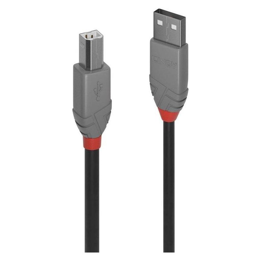 Lindy USB A - USB B (1 m, USB 2.0) (36672)