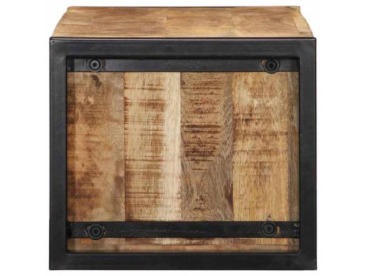 Meuble TV - - Meuble multimédia - Bois de manguier massif - Finition naturelle - 80x30x25 cm 931ayu90l
