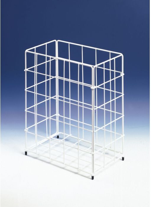CWS Papierkorb klein 903102600 30x18x36cm, ca. 20 l, Stahldraht, weiss