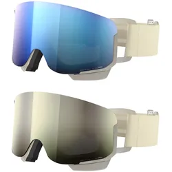 POC NEXAL MID WF - Skibrille / Snowboardbrille - (9603) raw white/partly sunny b...