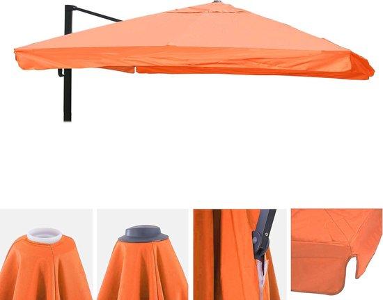 Famanu Schutzhülle für luxuriellen Sonnenschirm mit Klappe - Terracotta