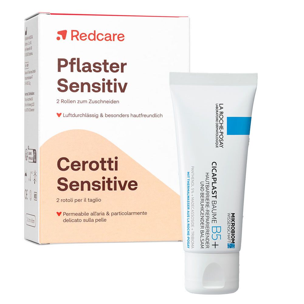 La Roche Posay Cicaplast Baume B5+ 40ml + Redcare Pflaster Sensitiv Set 1 St