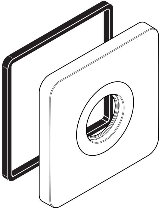 Hansgrohe Rosette Axor Citterio M 98511000 Unterputzventil chrom