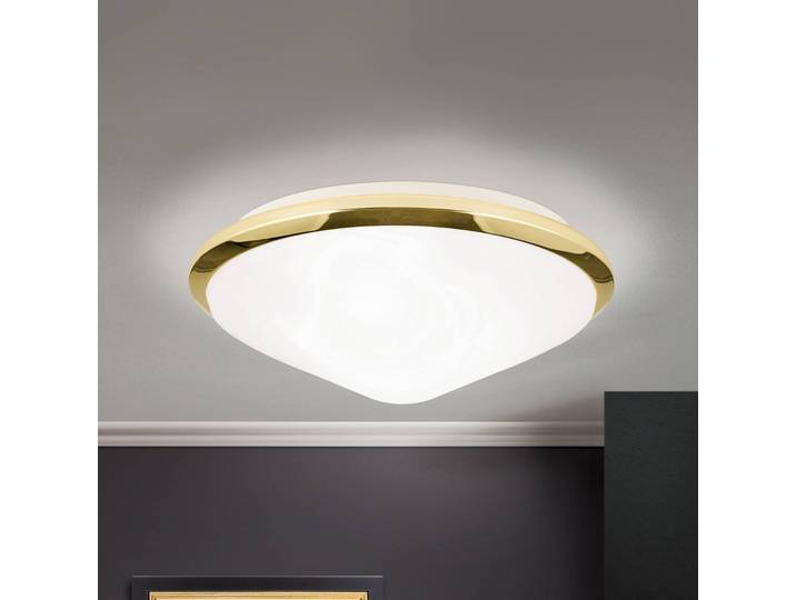 ORION Deckenlampe CORELLA, dimmbar, messing / gold, für Wohn- / Esszimmer, Metall, Deckenlampe